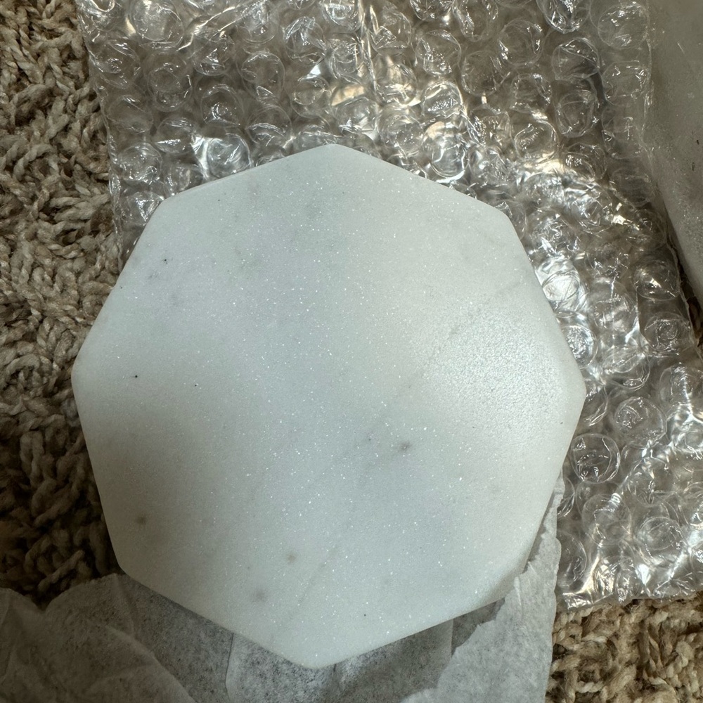 ZEAL WHITE MARBLE COASTERS